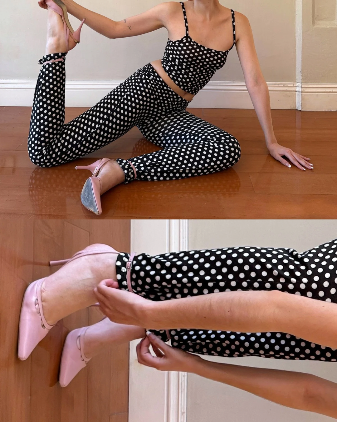 Polka dot set