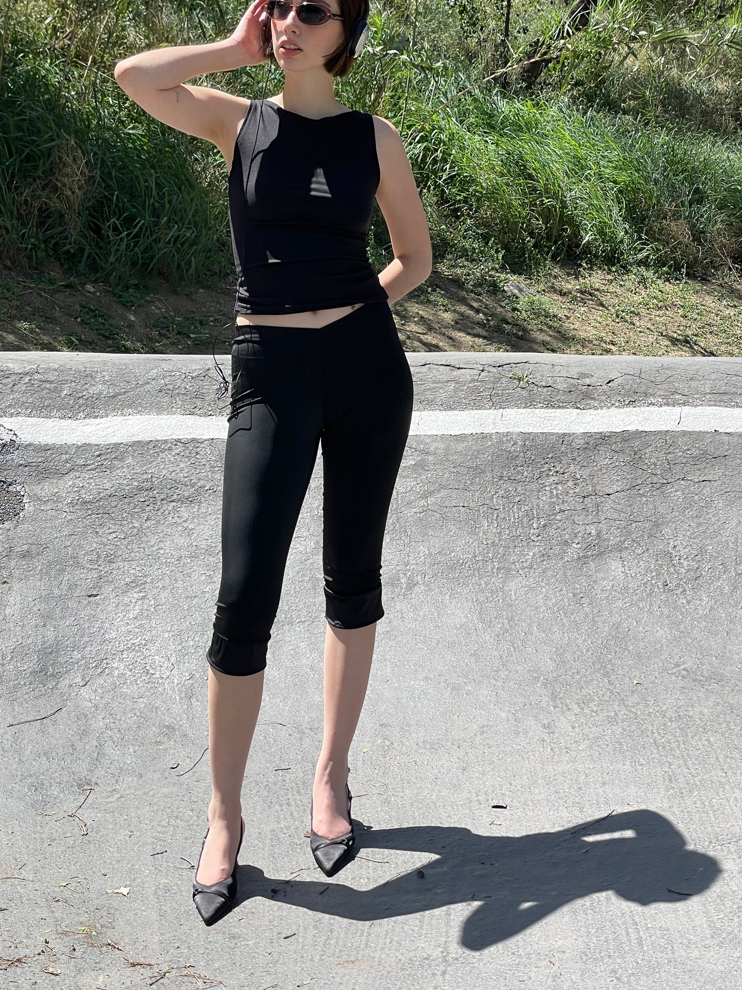 Black Capris