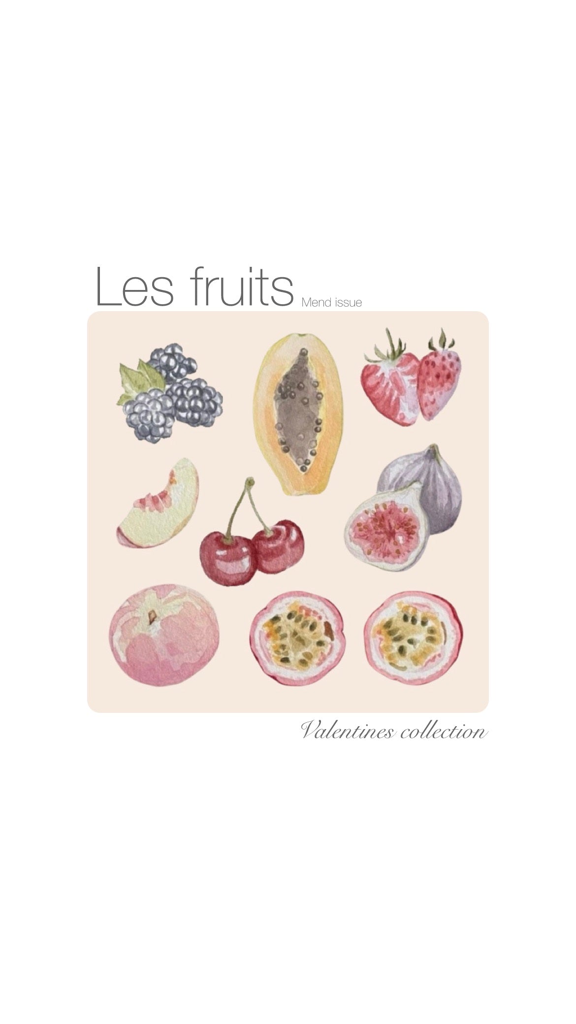 LES FRUITS