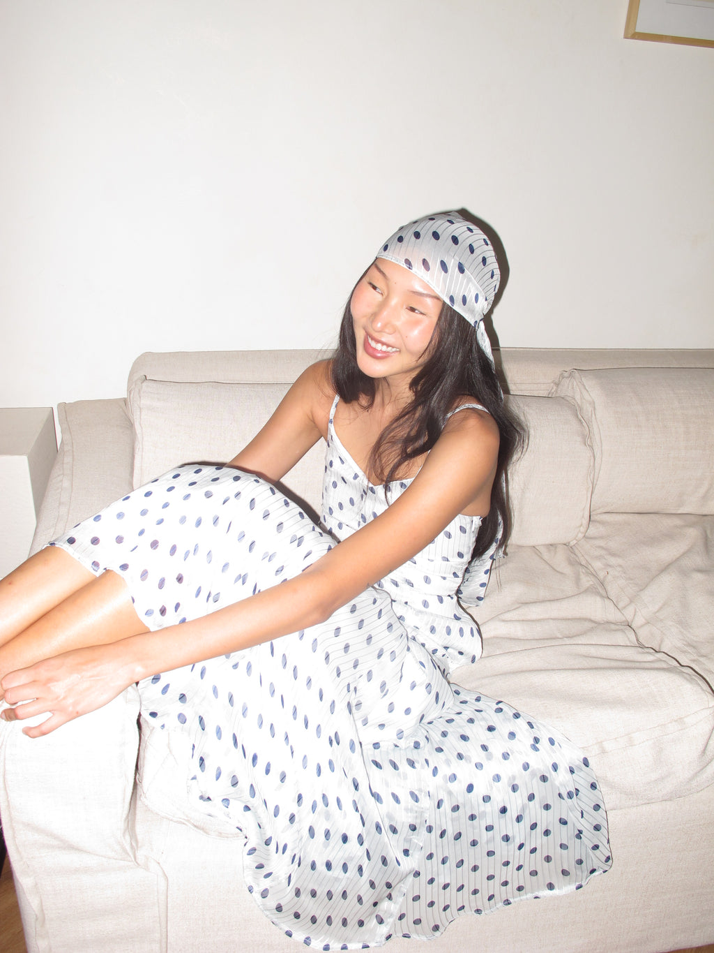 Blue Dot Dress