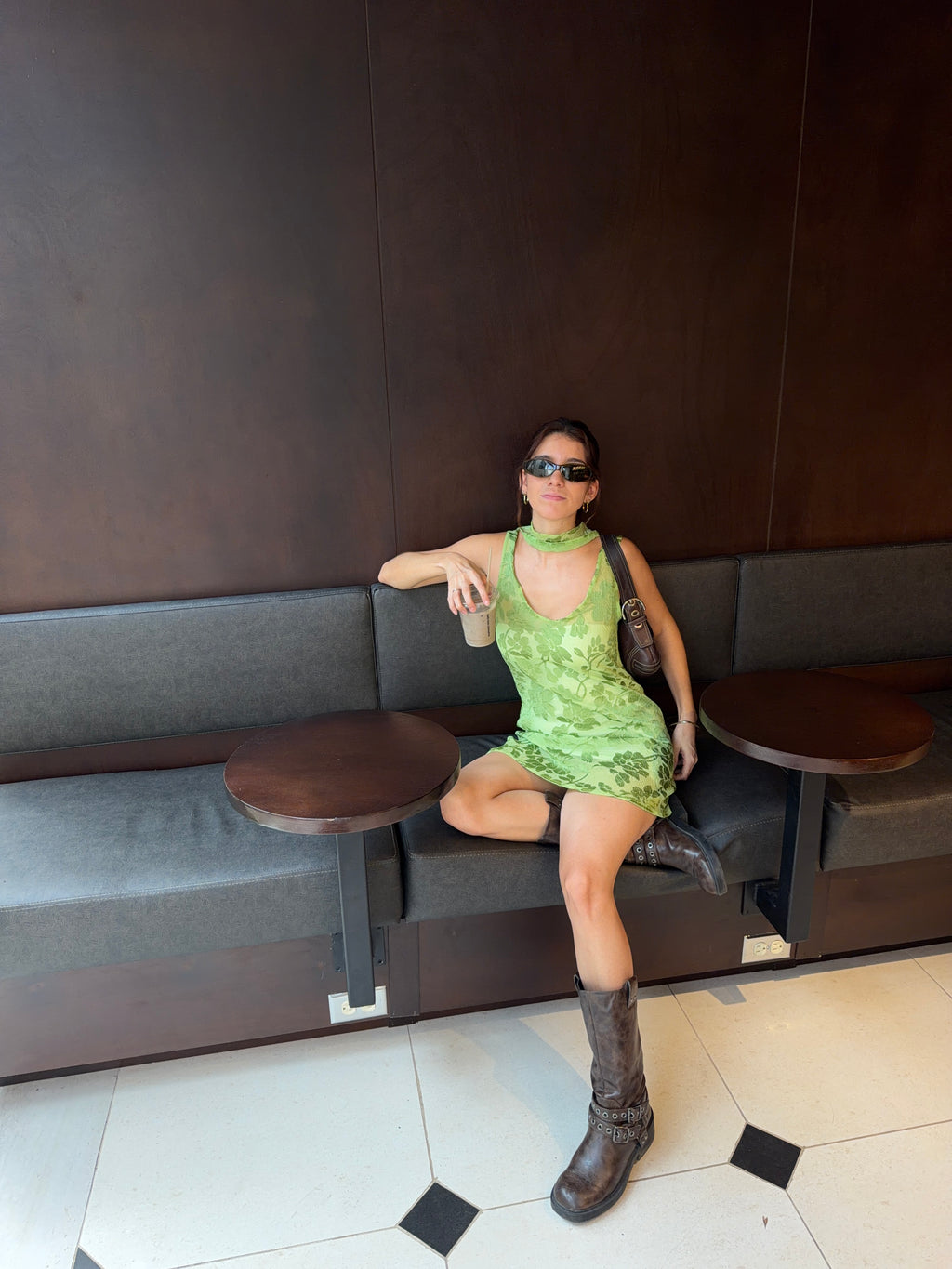 Green dress