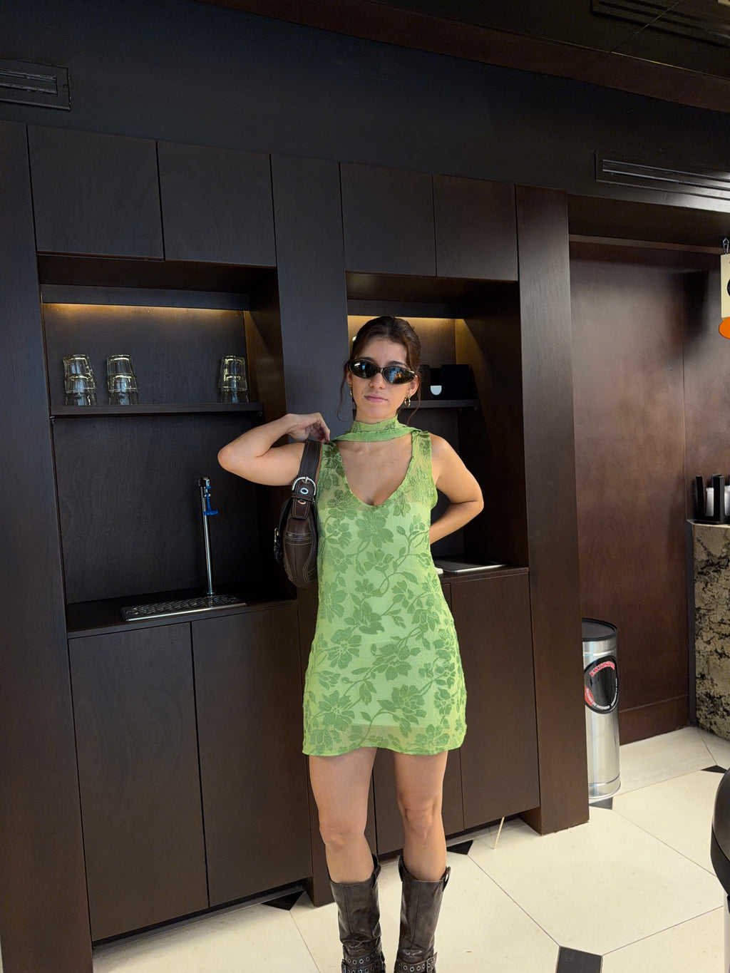 Green dress