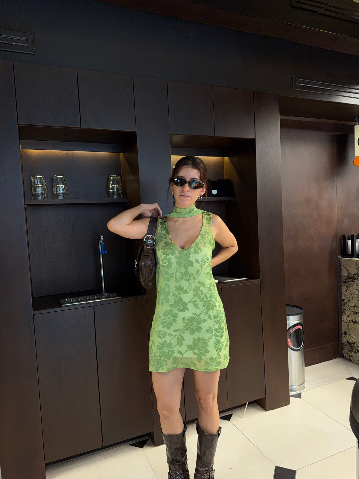 Green dress