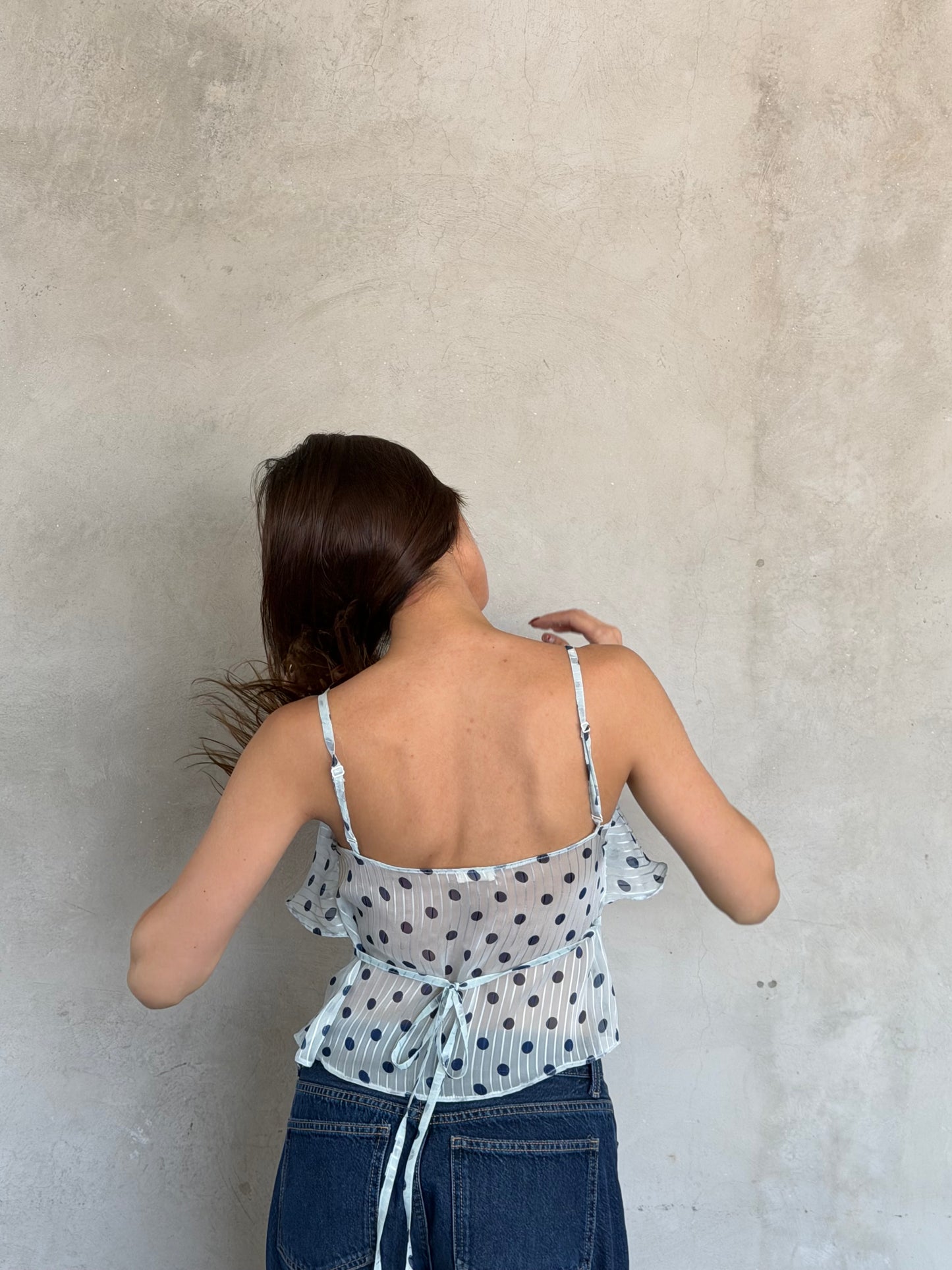 Blue Dot Top
