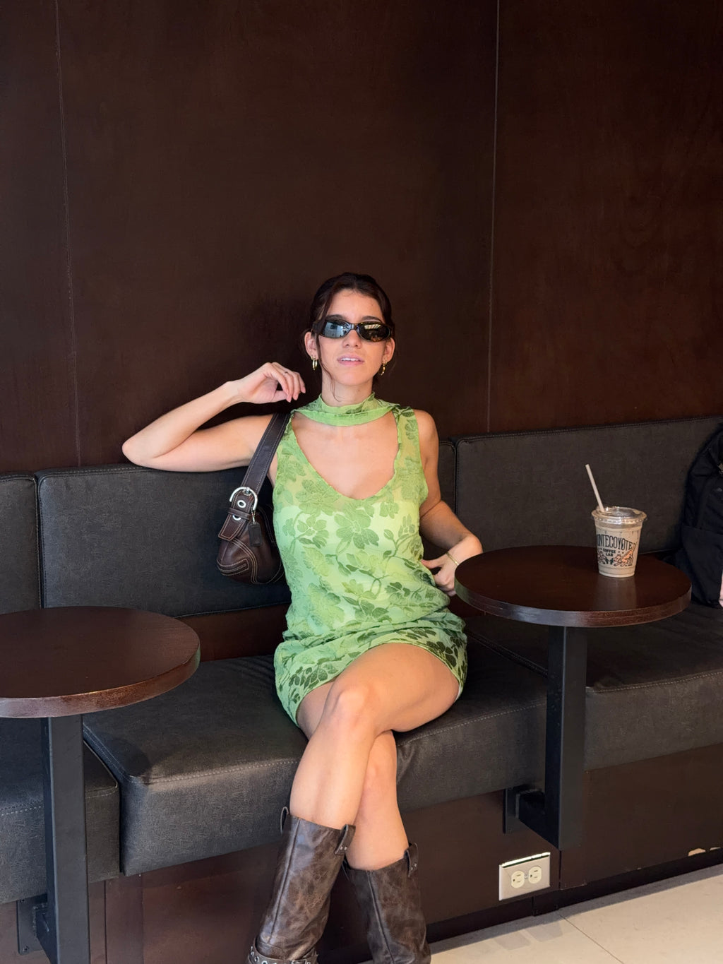 Green dress