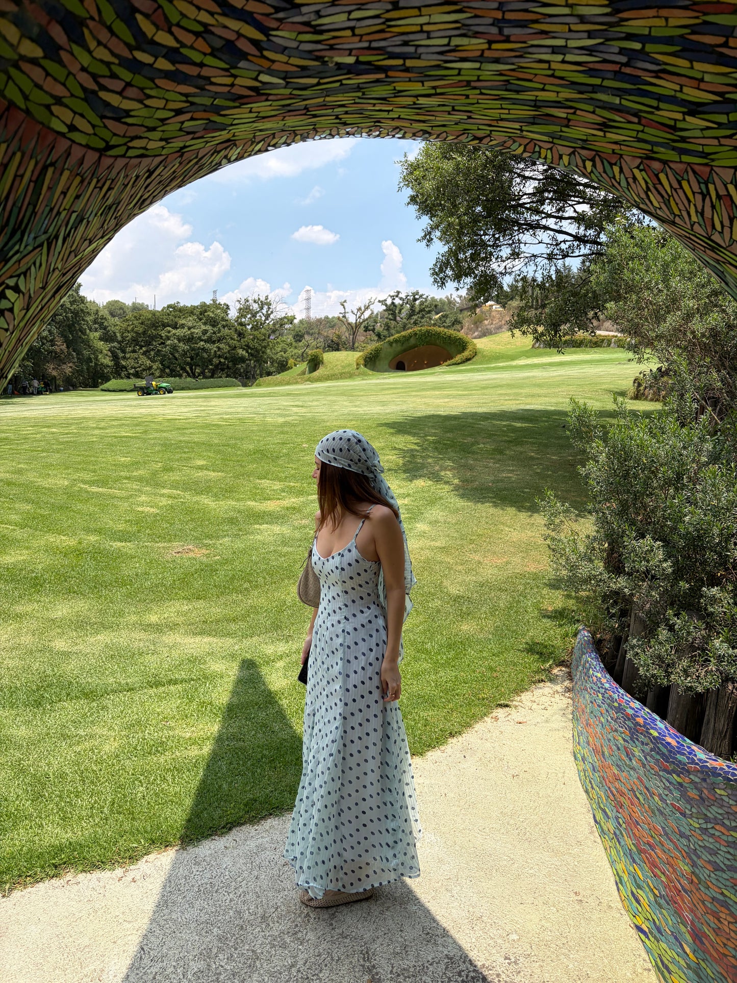Blue Dot Dress
