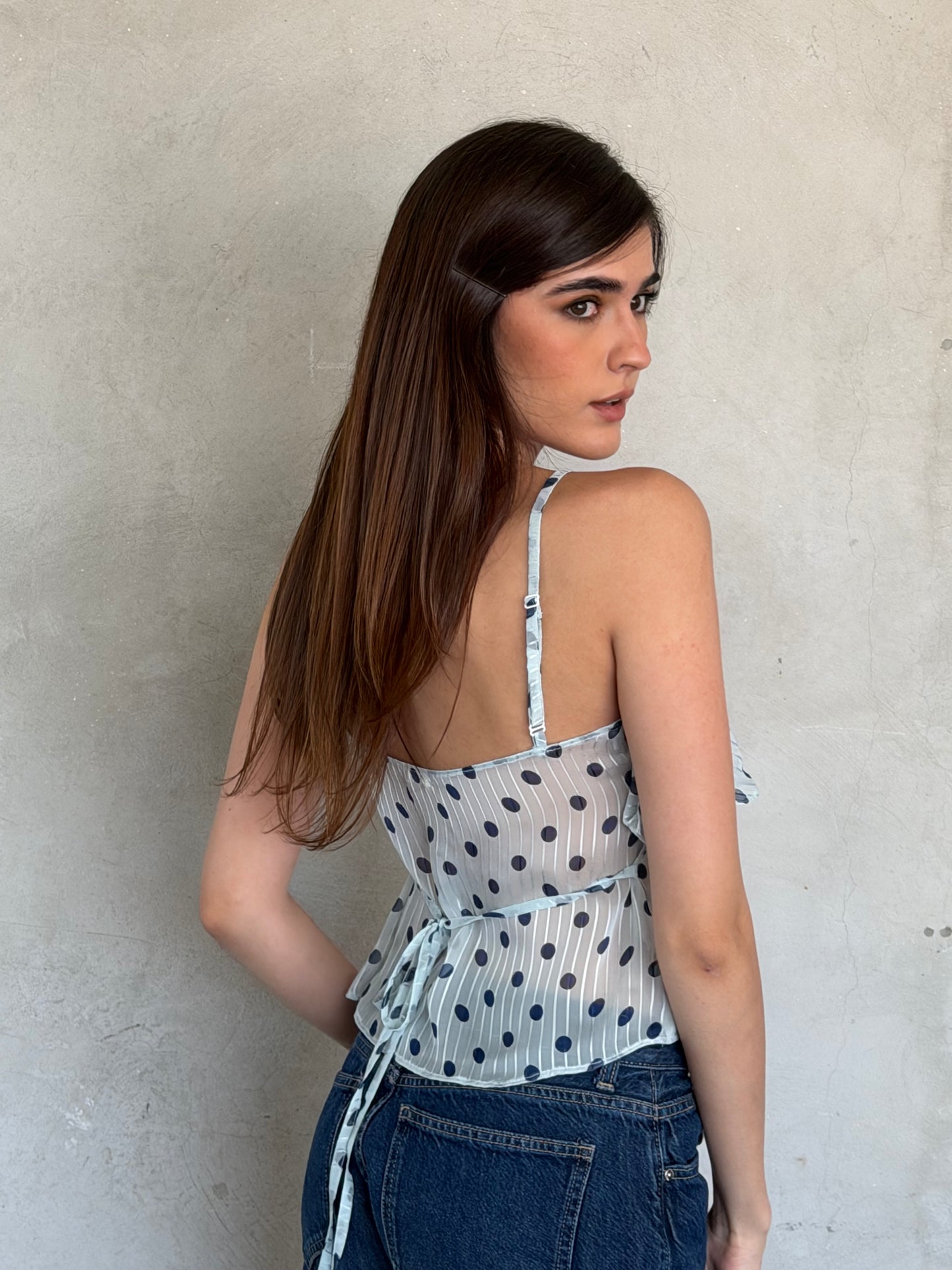 Blue Dot Top